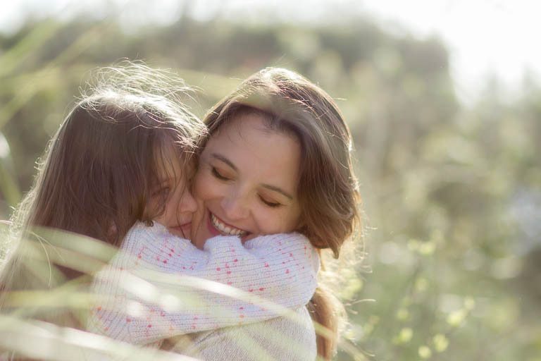 Photographe famille et lifestyle, portrait mere fille