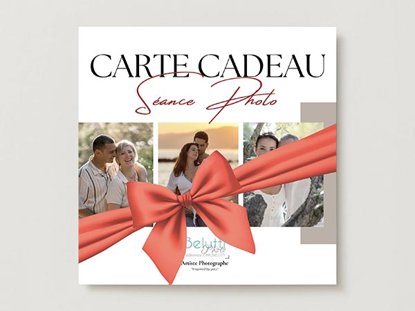 Carte cadeau séance photo Saint-Valentin